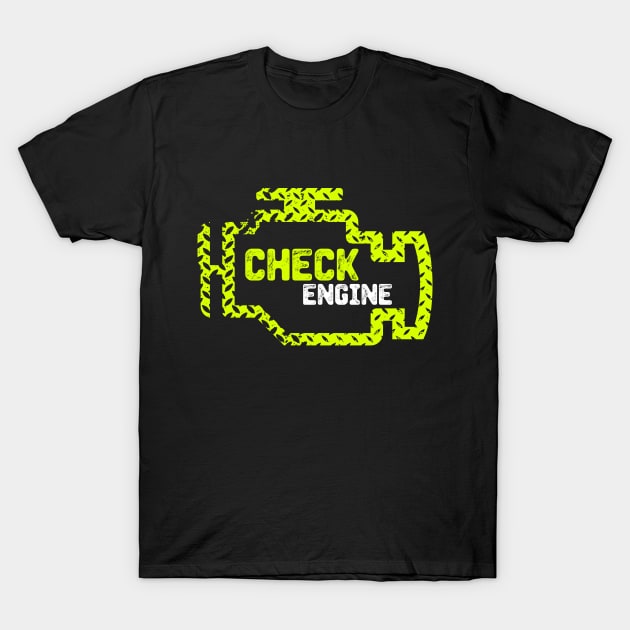 Mechanic Car Check Engine Mechanics T-Shirt by DARSHIRTS